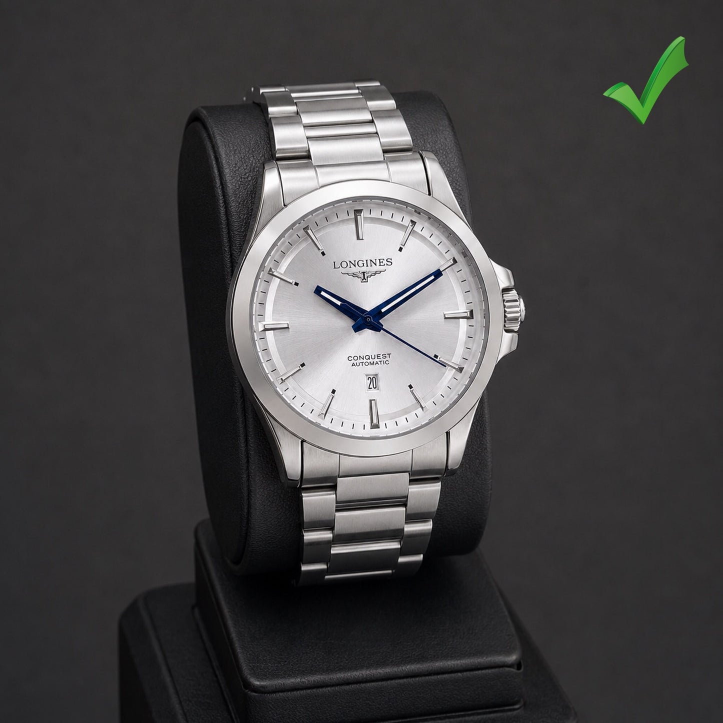 Longines Conquest White Dial Men’s Quartz Watch