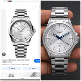 Longines Conquest White Dial Men’s Quartz Watch