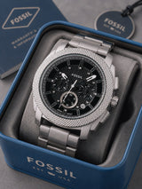 Fossil Black Dial Chronograph