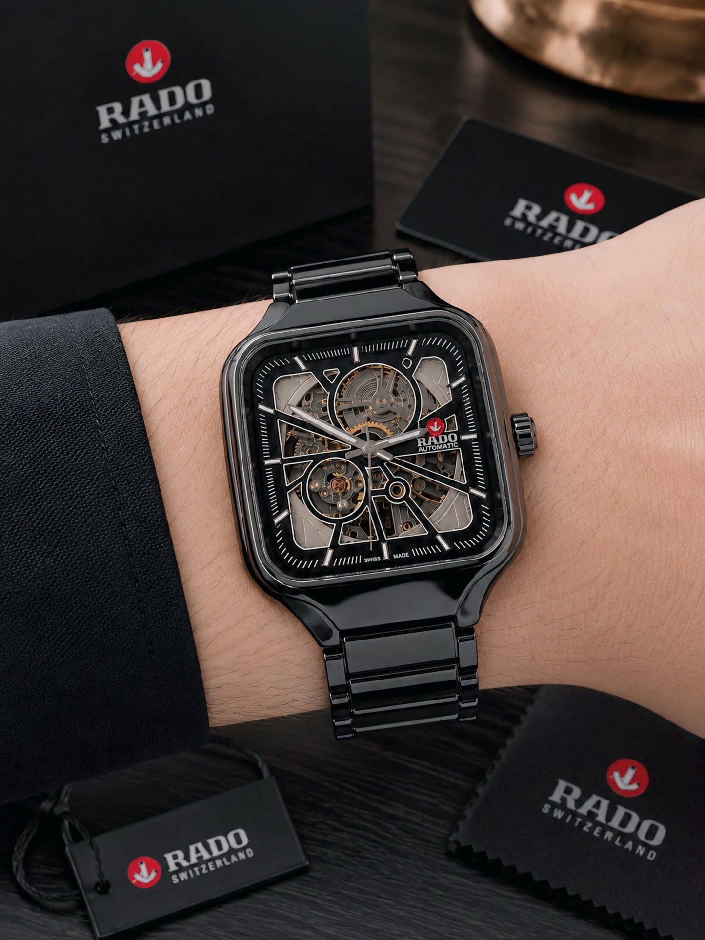 Rado True Square Skeleton Dial