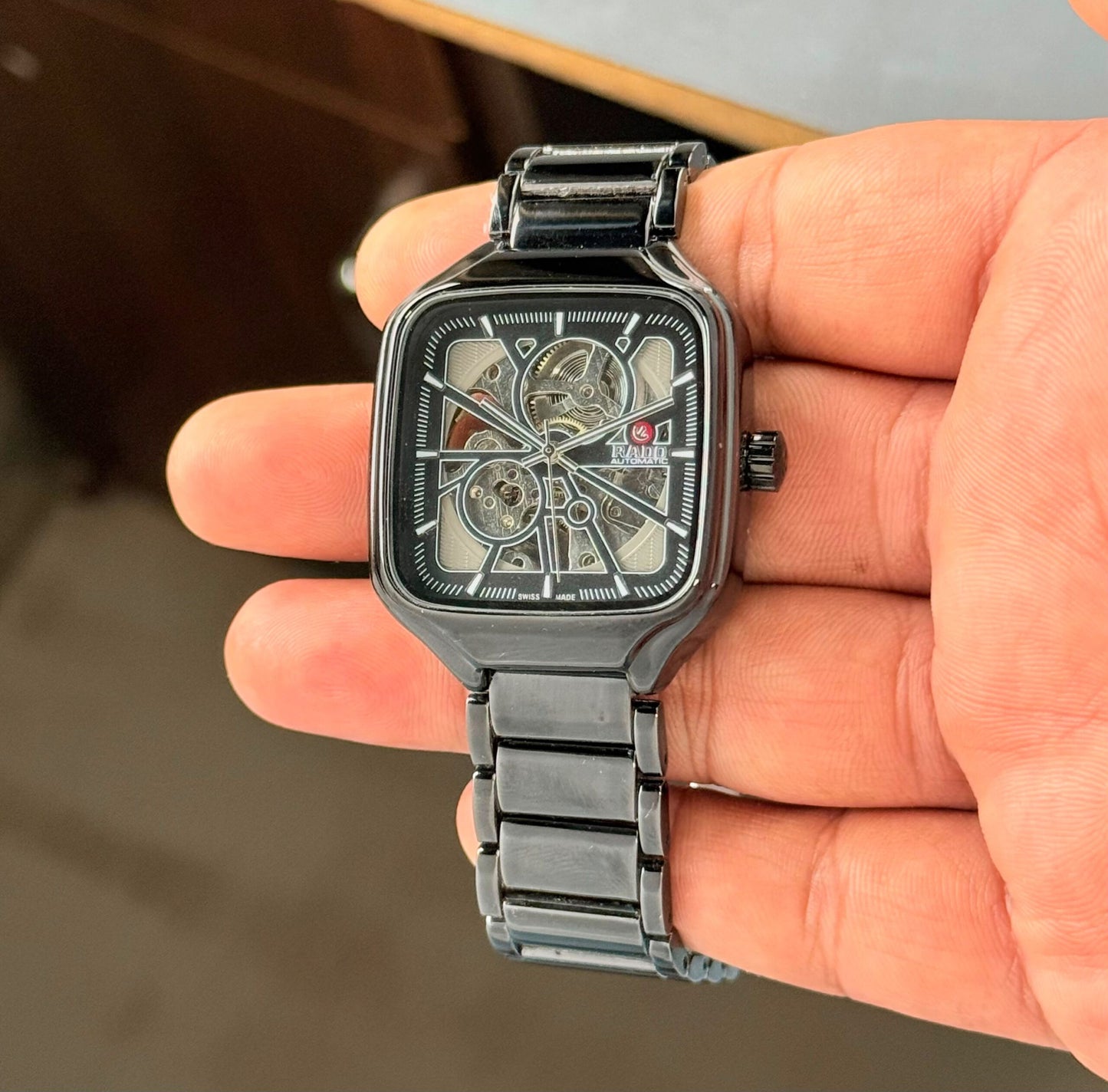 Rado True Square Skeleton Dial