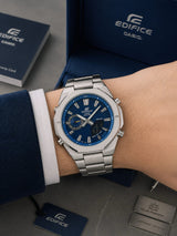 Edifice Casio ECB-S10D-2A Blue Dial
