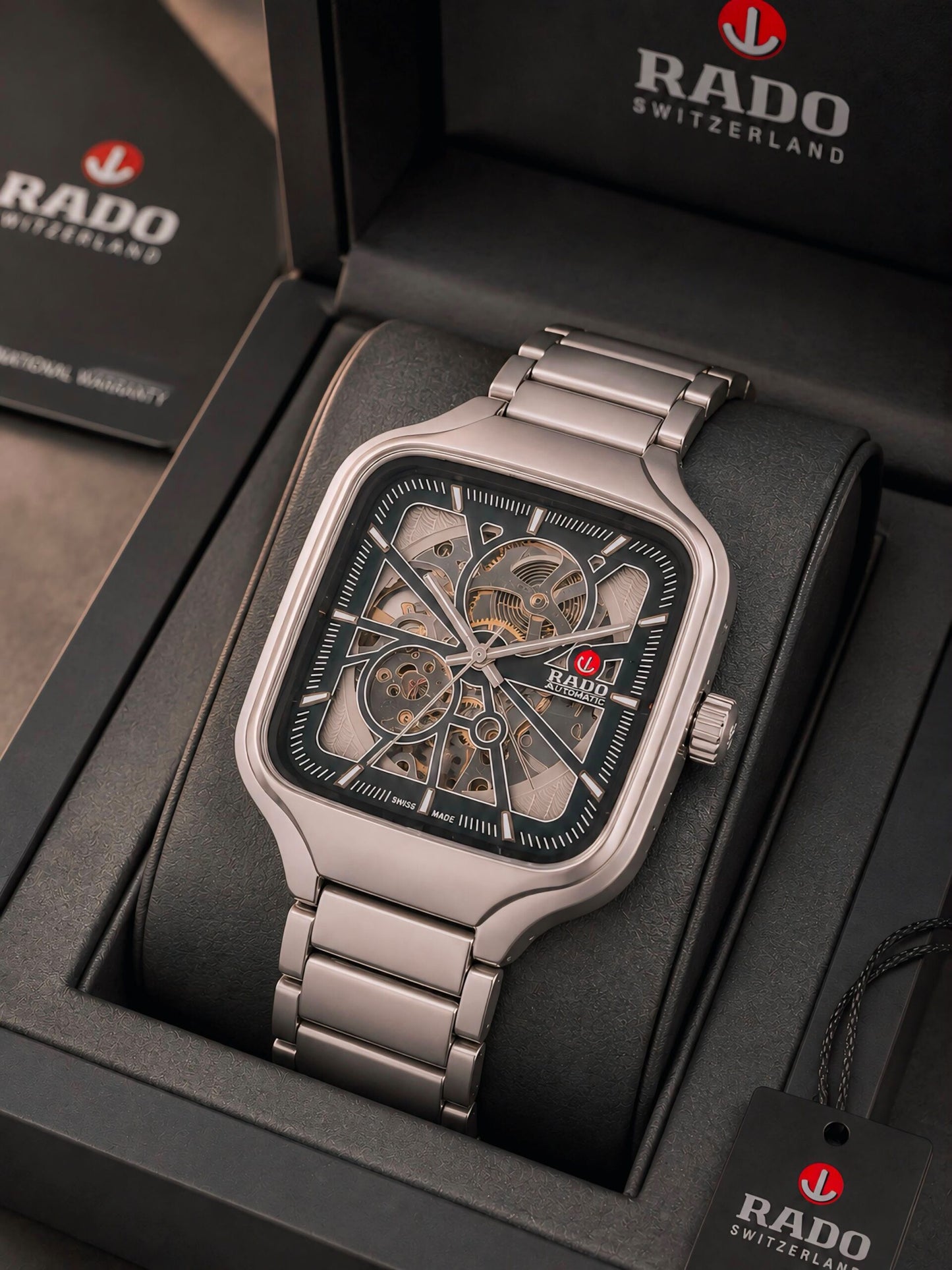 Rado True Square Grey Automatic