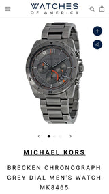 Michael Kors Grey Dial Quartz