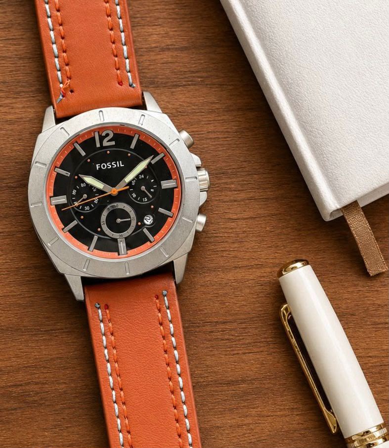 Fossil Brown Black Dial