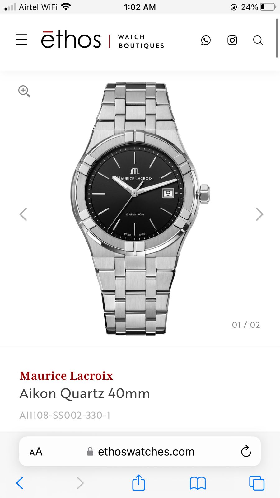 Maurice Lacroix Swiss Quartz