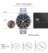 Boss Velocity Black Dial Chronograph