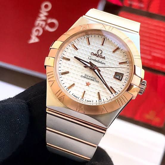 Omega Constellation Gold silver Dial