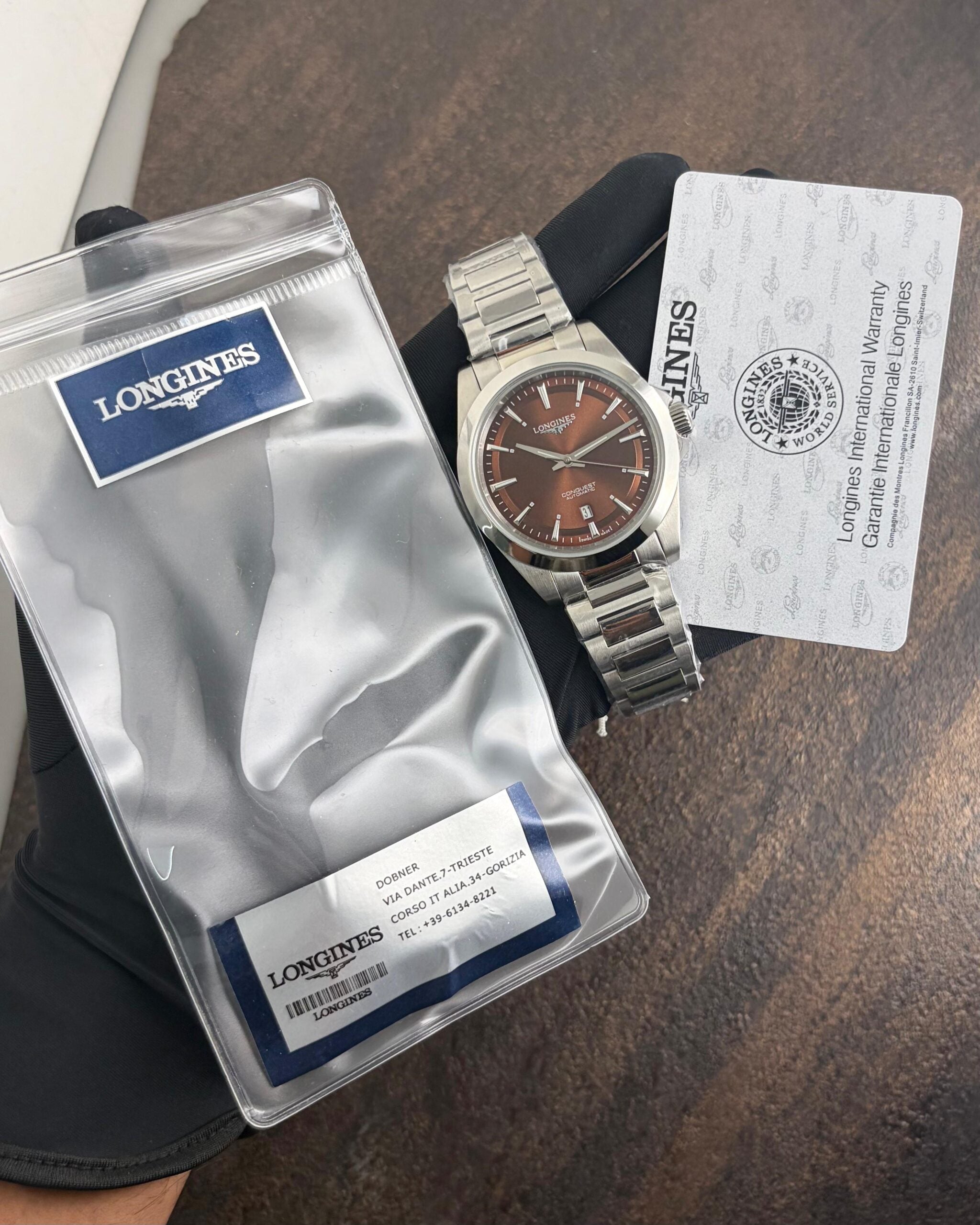 Longines Conquest Automatic Brown Dial