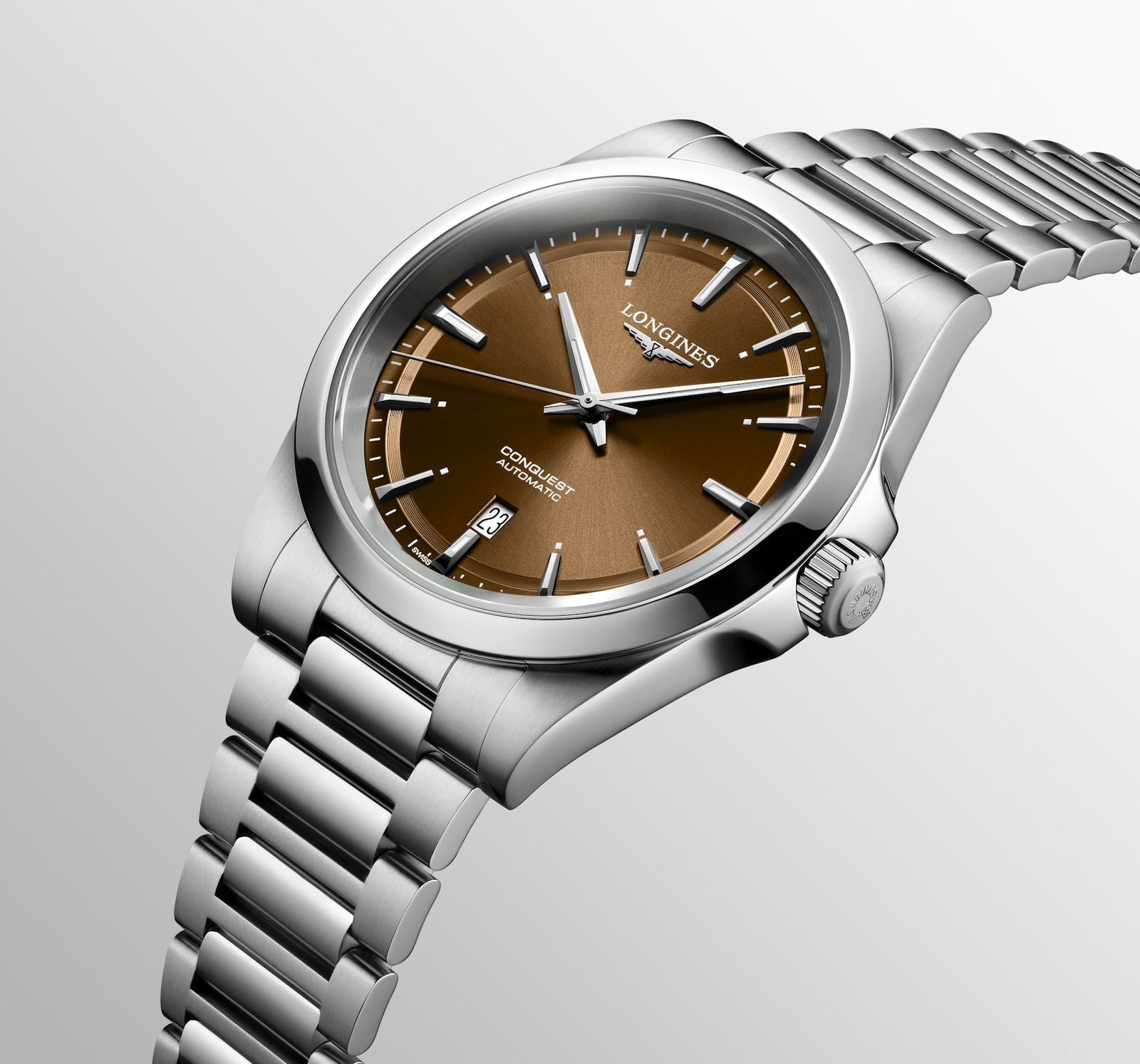 Longines Conquest Automatic Brown Dial