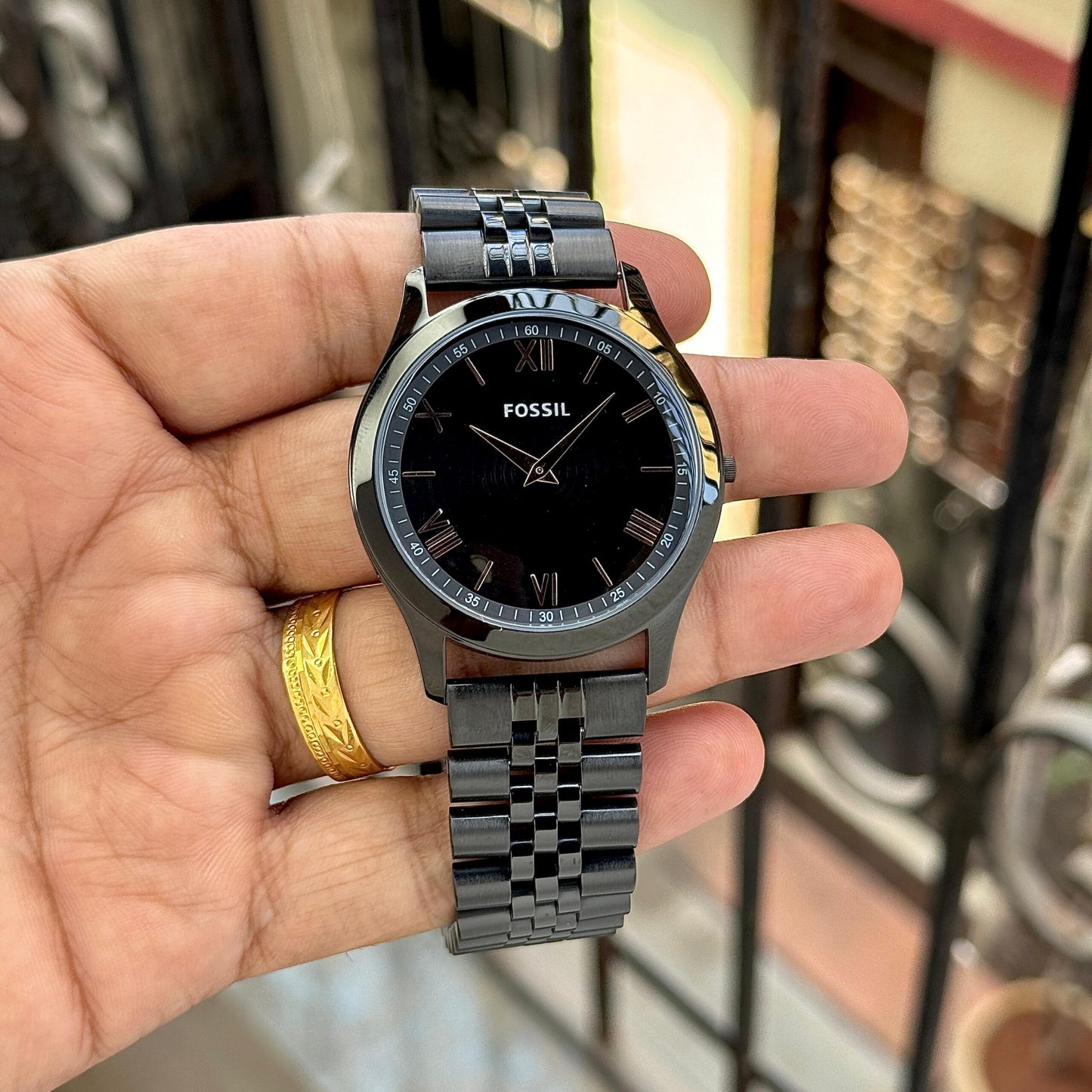 Fossil Black Sub-Dial Quartz