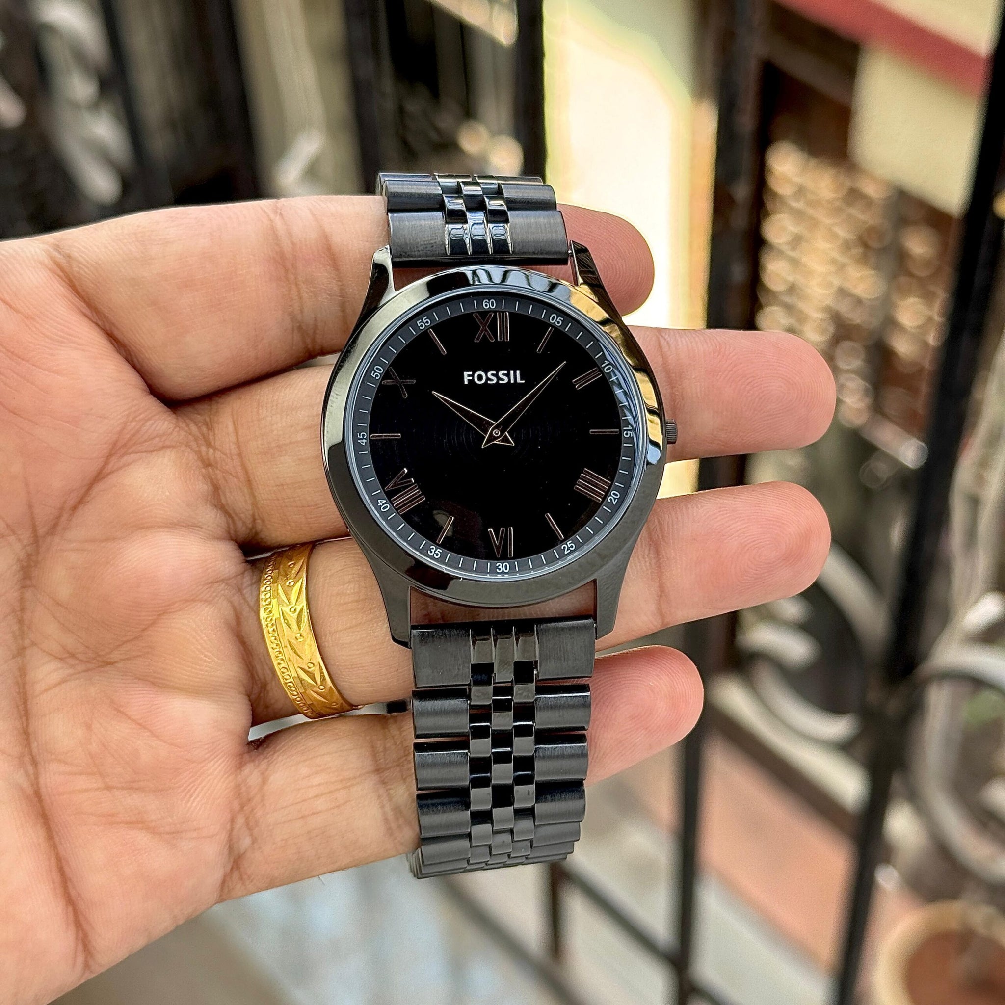 Fossil Black Sub-Dial Quartz