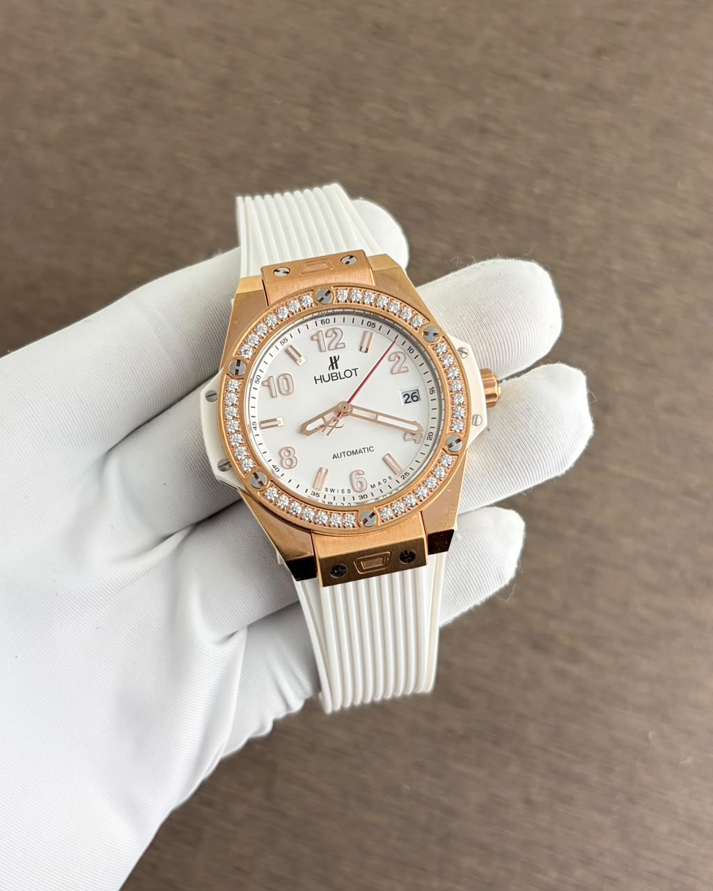 Hublot Big Bang One Click King White Diamond Dial