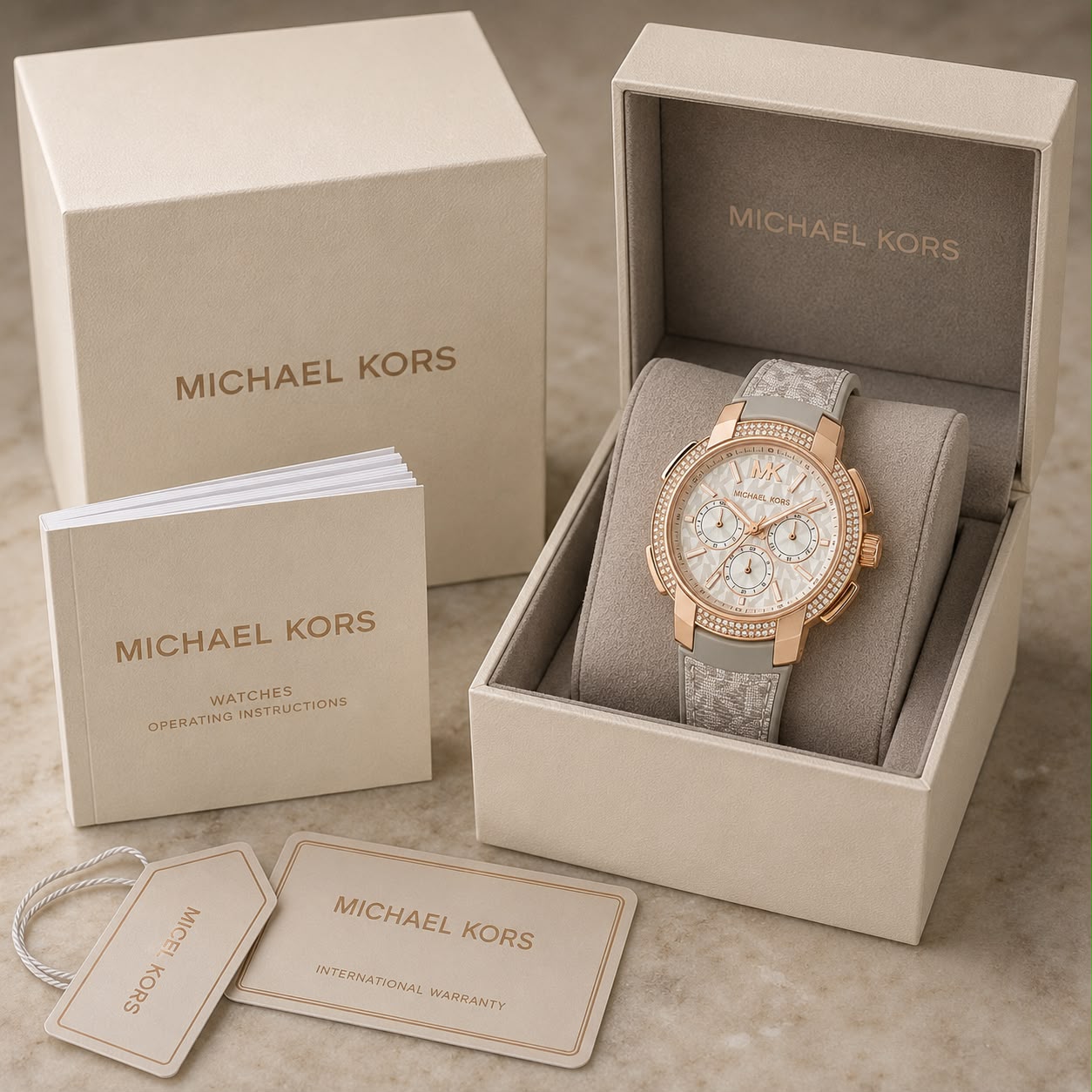 Michael Kors Sidney Monogram Dial