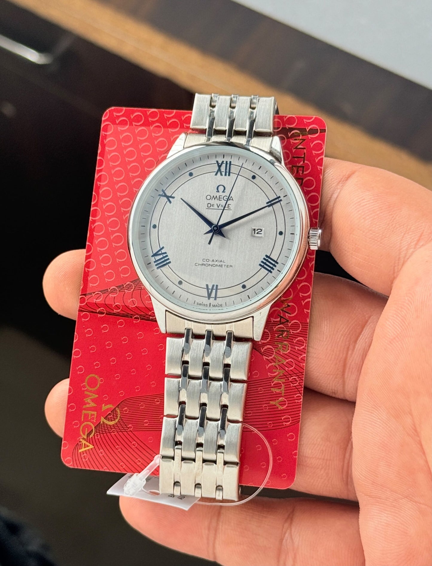 Omega De Ville Prestige White Dial