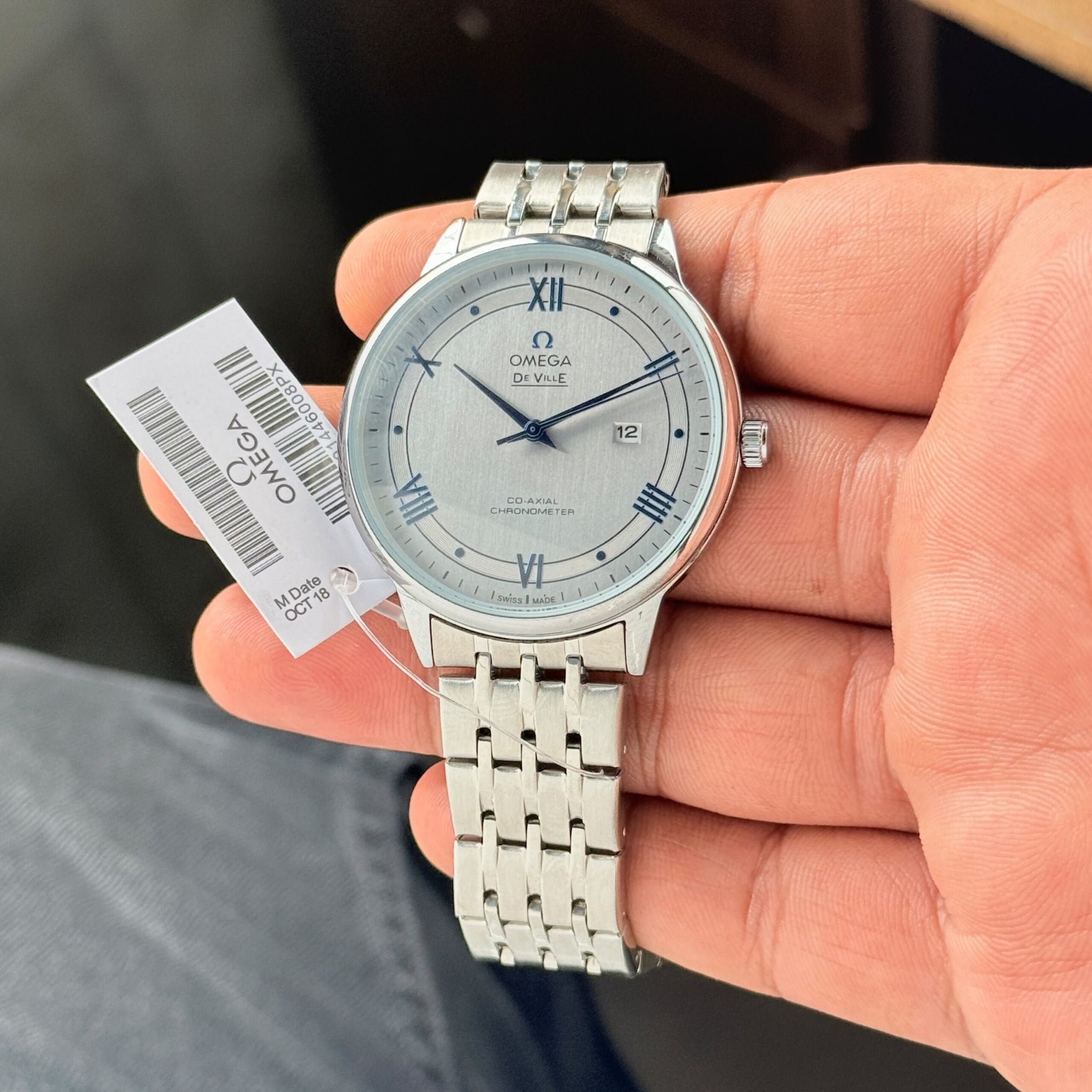 Omega De Ville Prestige White Dial