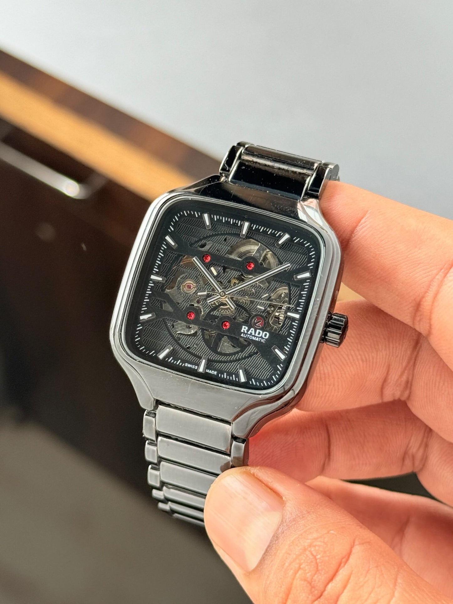 Rado True Square Skeleton Dial Automatic