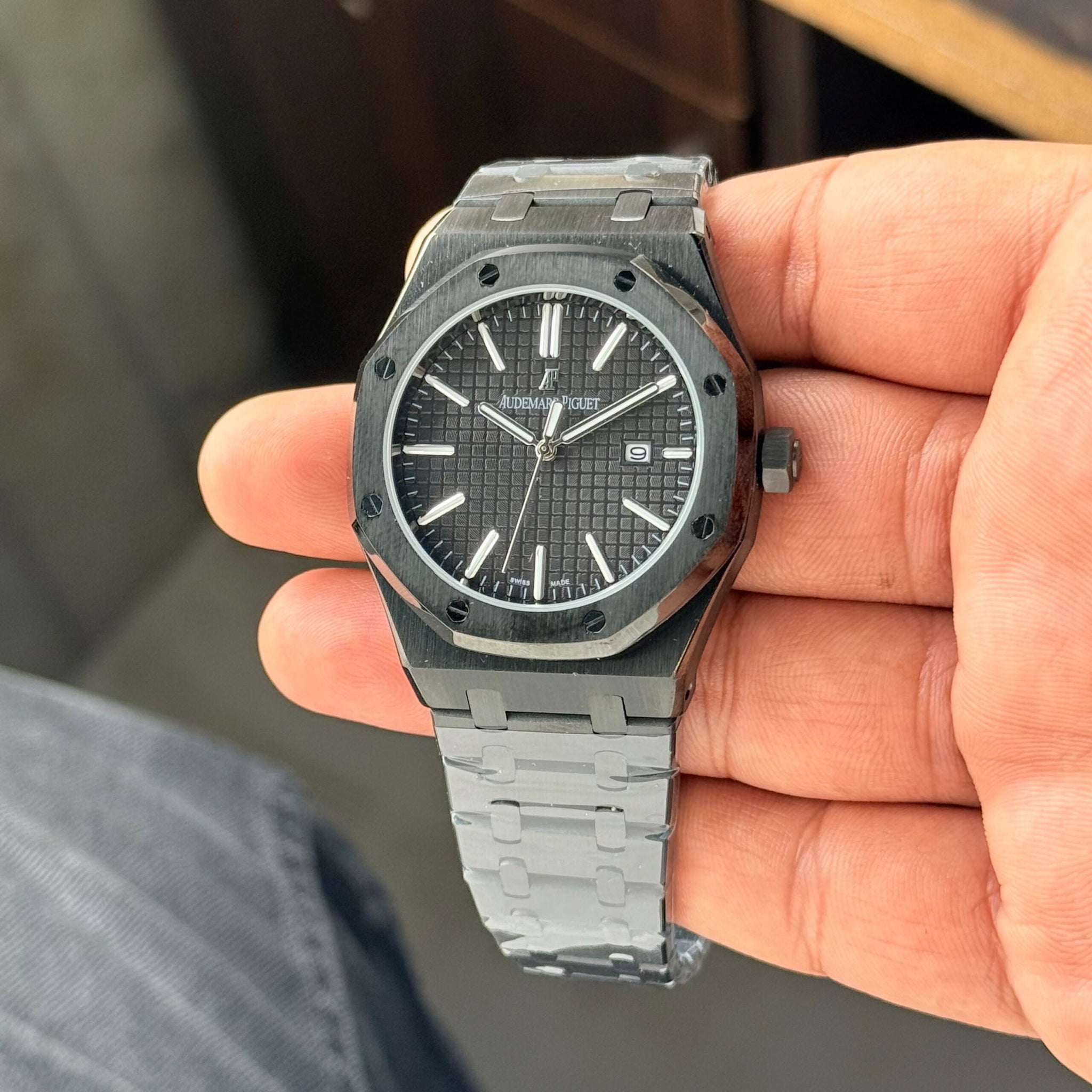 Audemars Piguet Royal Oak Textured Black Dial