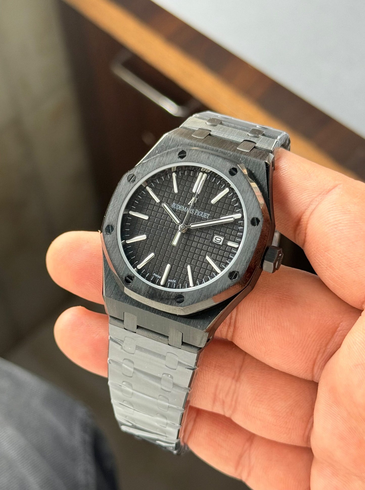 Audemars Piguet Royal Oak Textured Black Dial