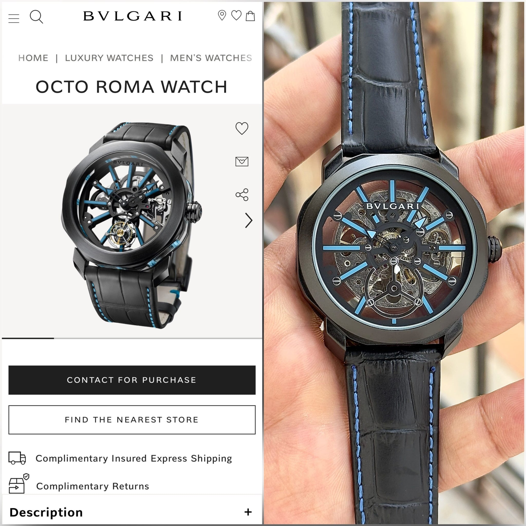 Bvlgari Octo Roma Skeleton Black Edition