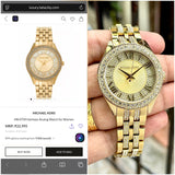 Michael Kors Harlowe Gold Sunray Dial