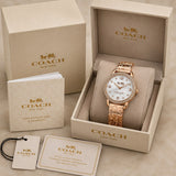 Coach Delancey Rose Gold-Tone