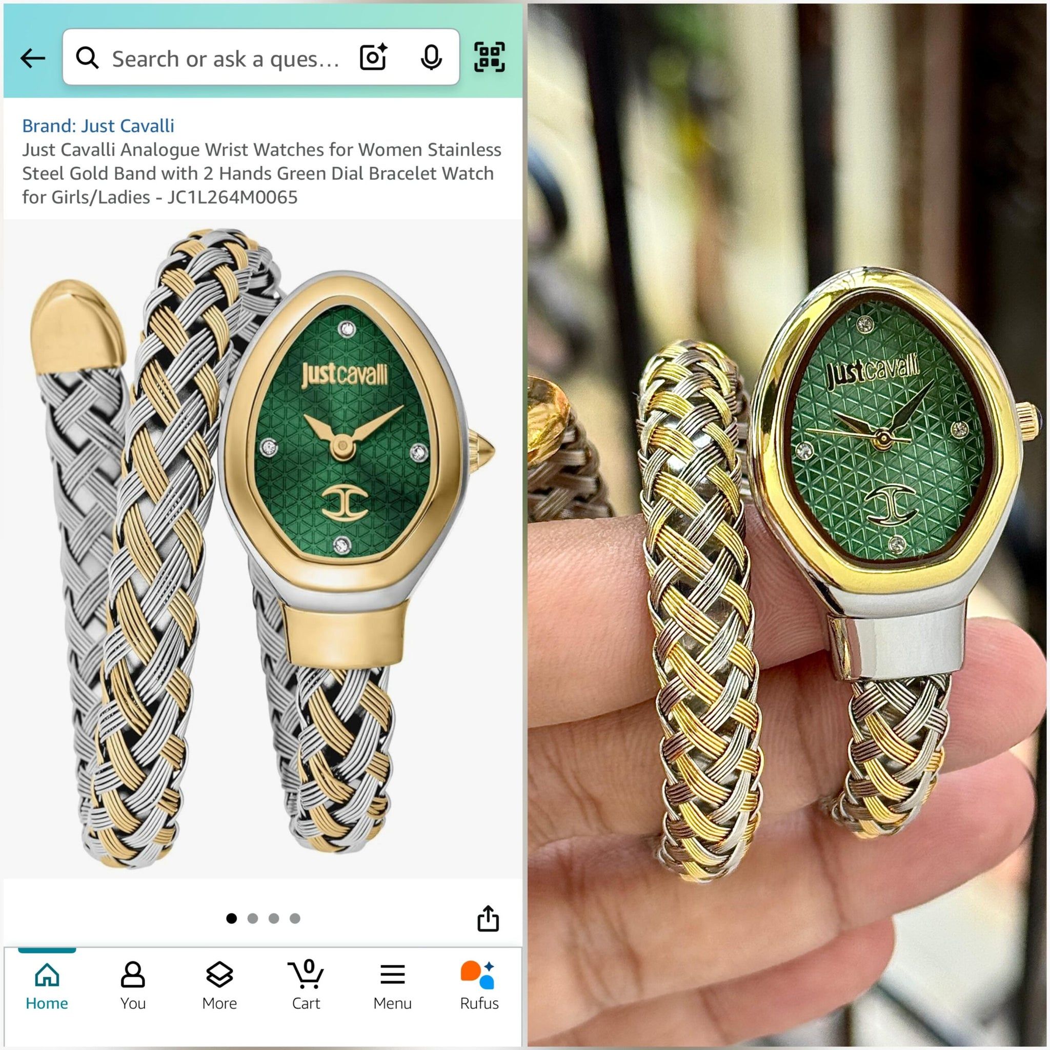 Just Cavalli Signature Wrap Green Series