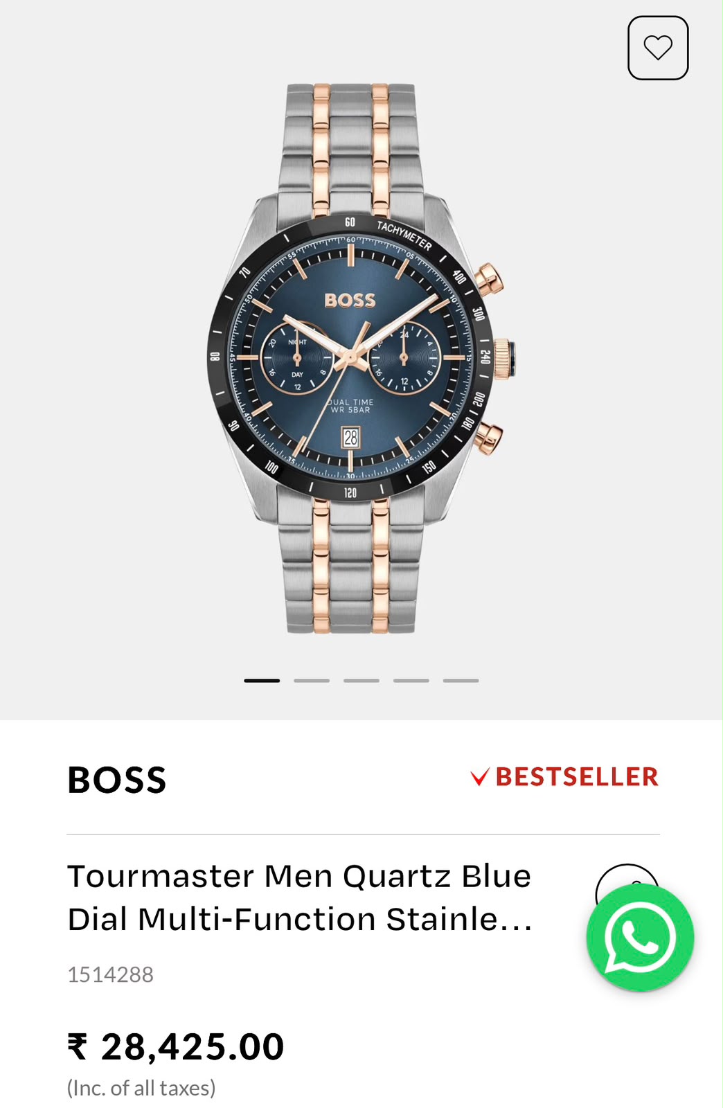 Hugo Boss Tourmaster Quartz Chronograph