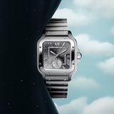 Cartier D’Santos White &amp; Grey Dial Automatic