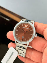 Emporio Armani Automatic Style Brown Dial