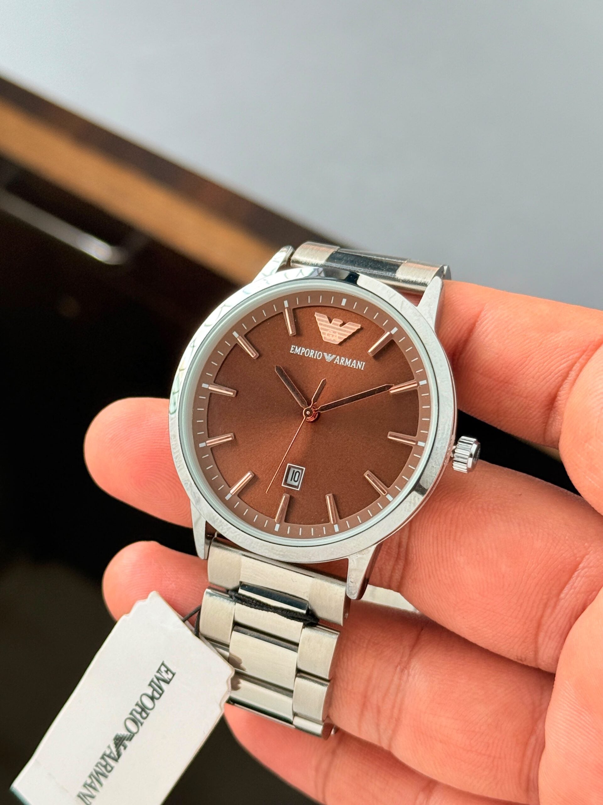 Emporio Armani Automatic Style Brown Dial