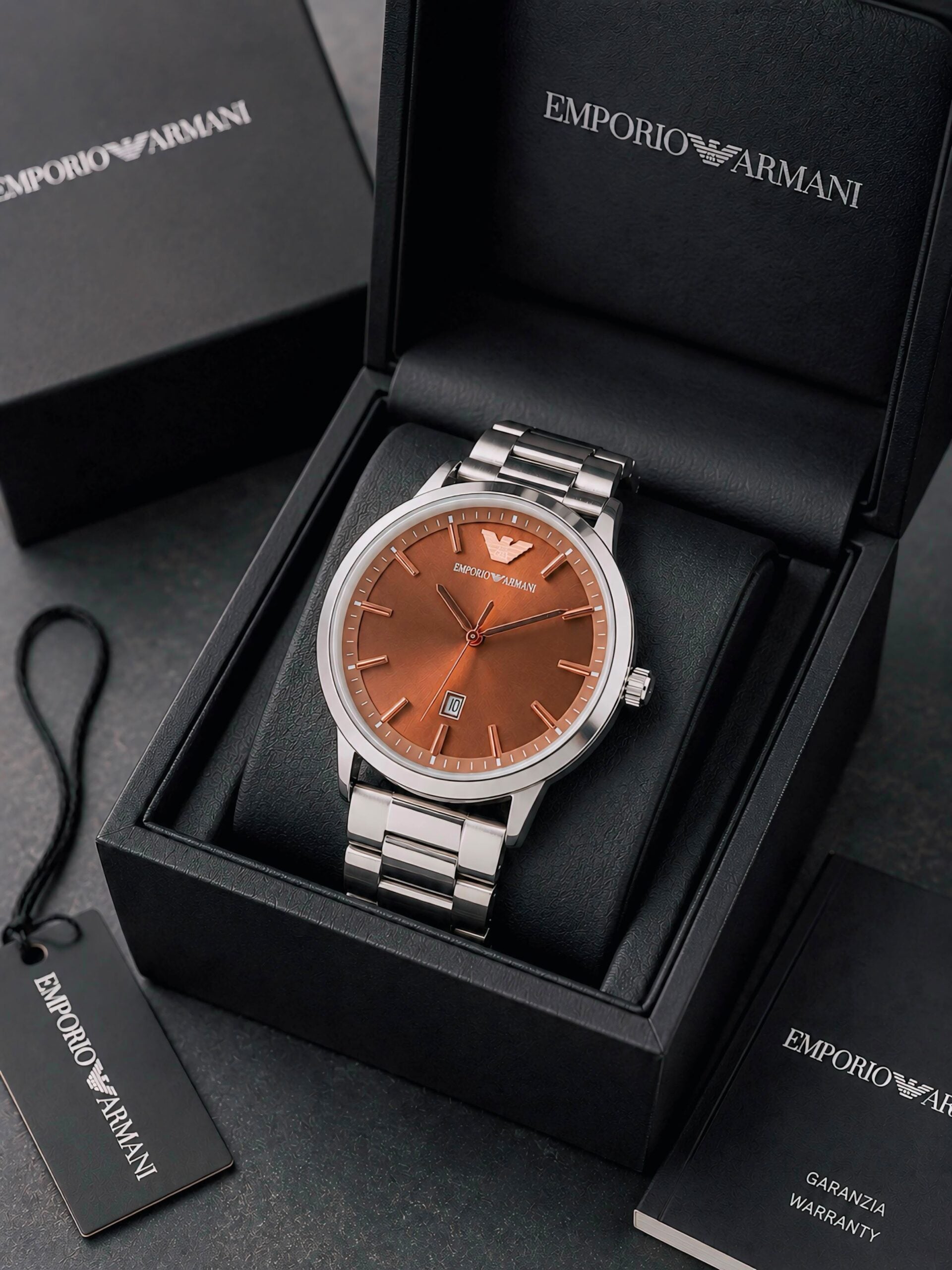 Emporio Armani Automatic Style Brown Dial