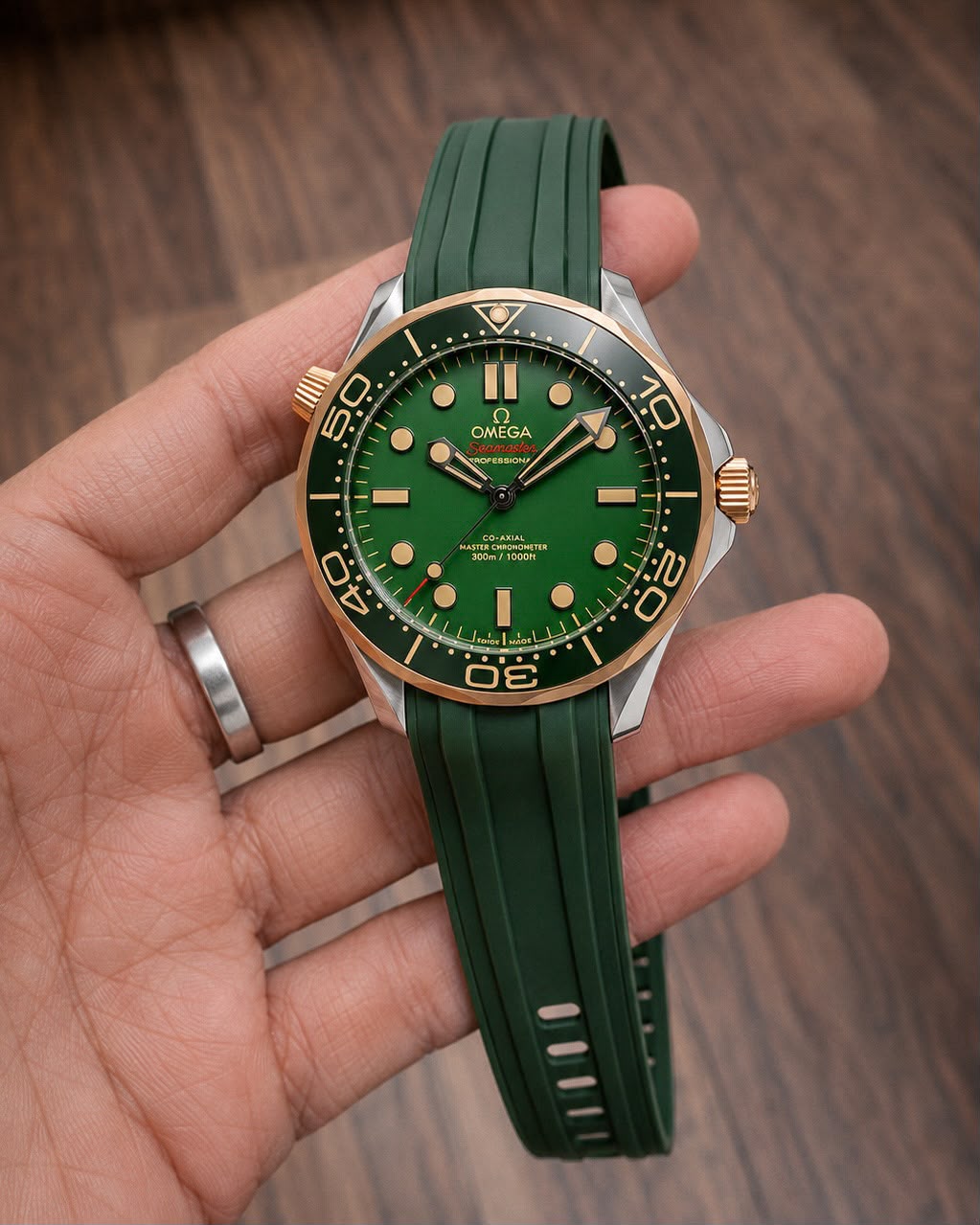Omega Seamaster Diver Green Dial