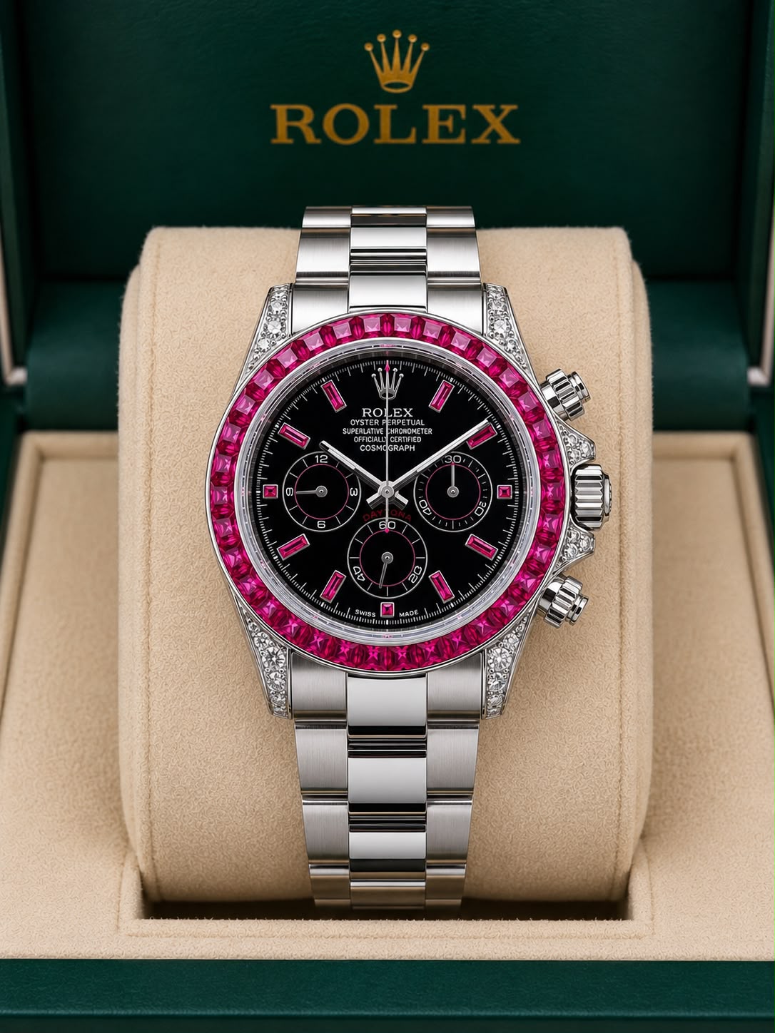 Rolex Daytona Paved Diamond Dial Automatic