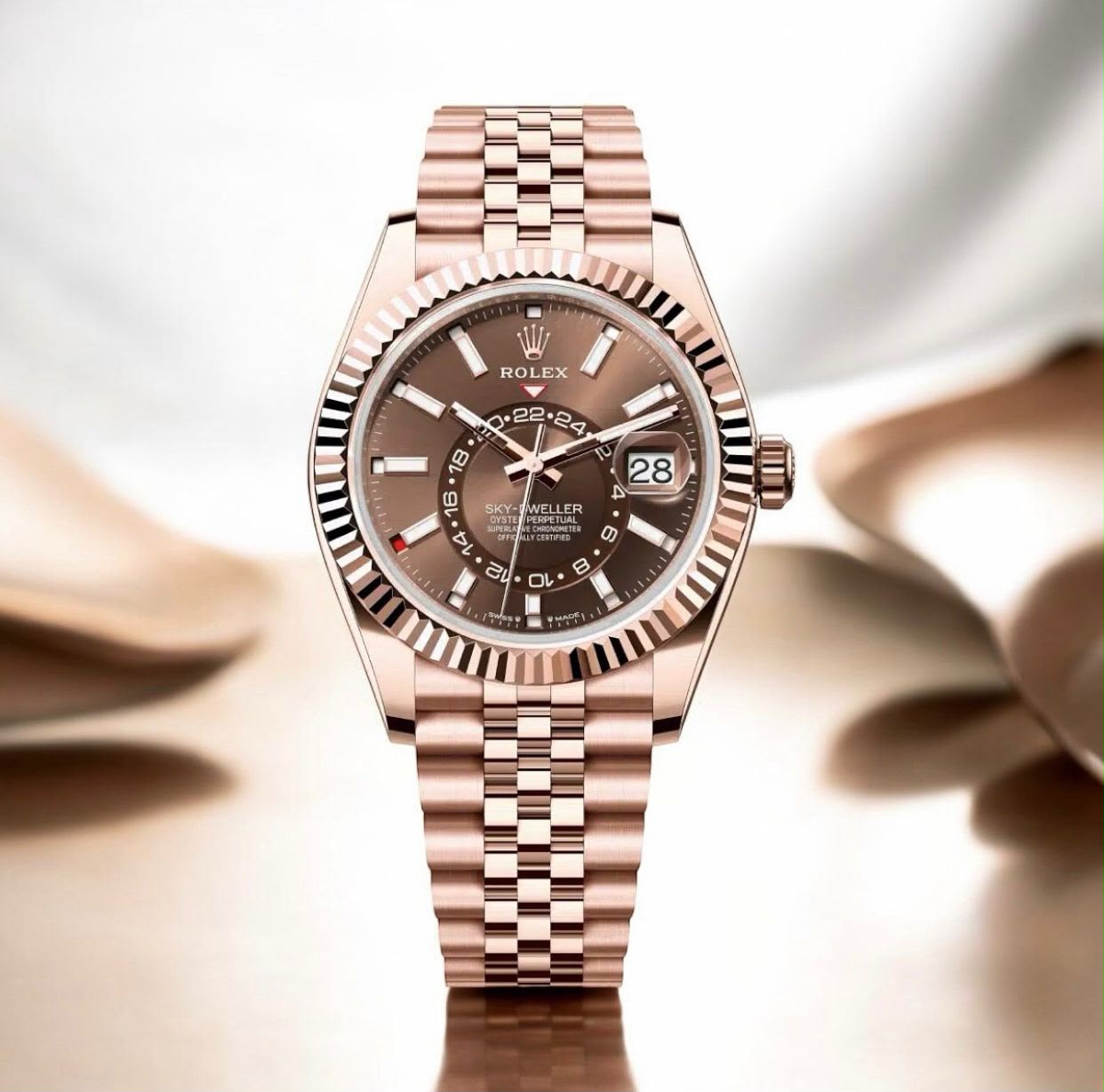 Rolex Sky-Dweller Rose Gold Tone