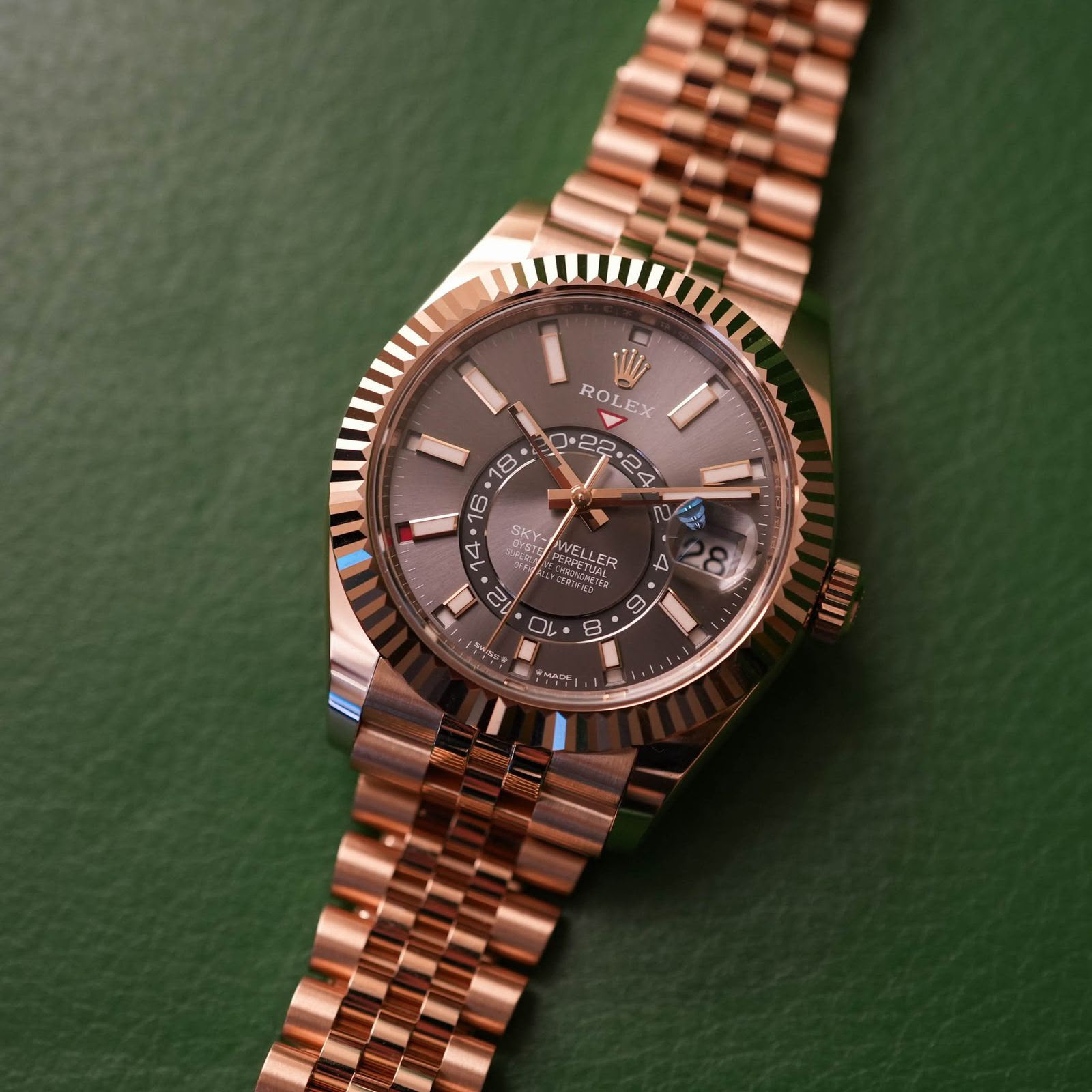 Rolex Sky-Dweller Rose Gold Tone