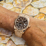 Rolex Sky-Dweller Rose Gold Tone