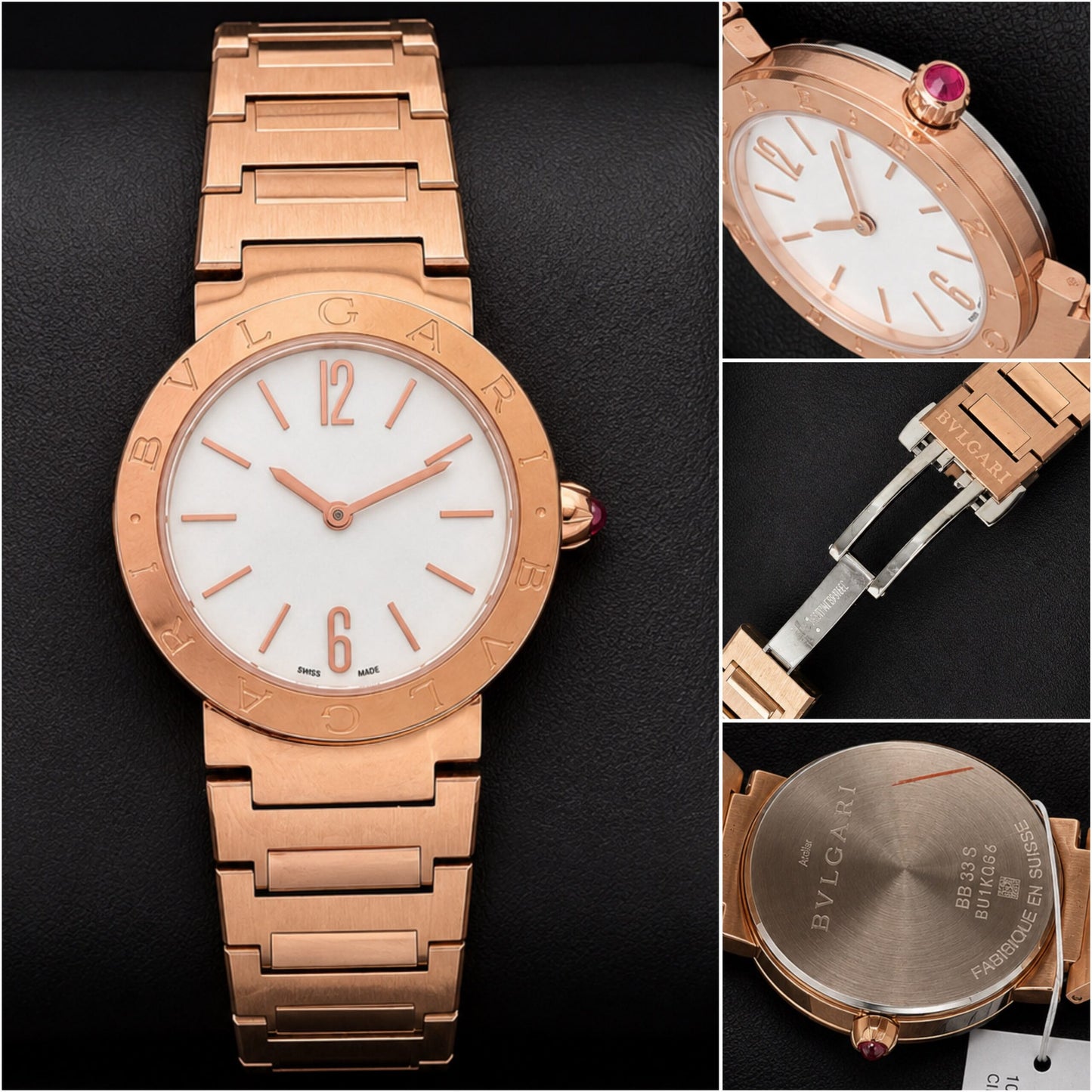 Bvlgari Marble Dial Rose Gold