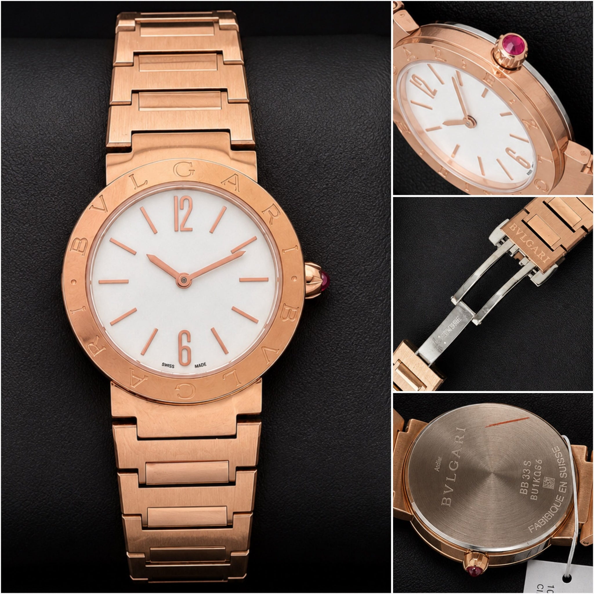 Bvlgari Marble Dial Rose Gold