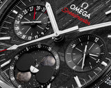 Omega Speedmaster Moonphase Meteorite Dial