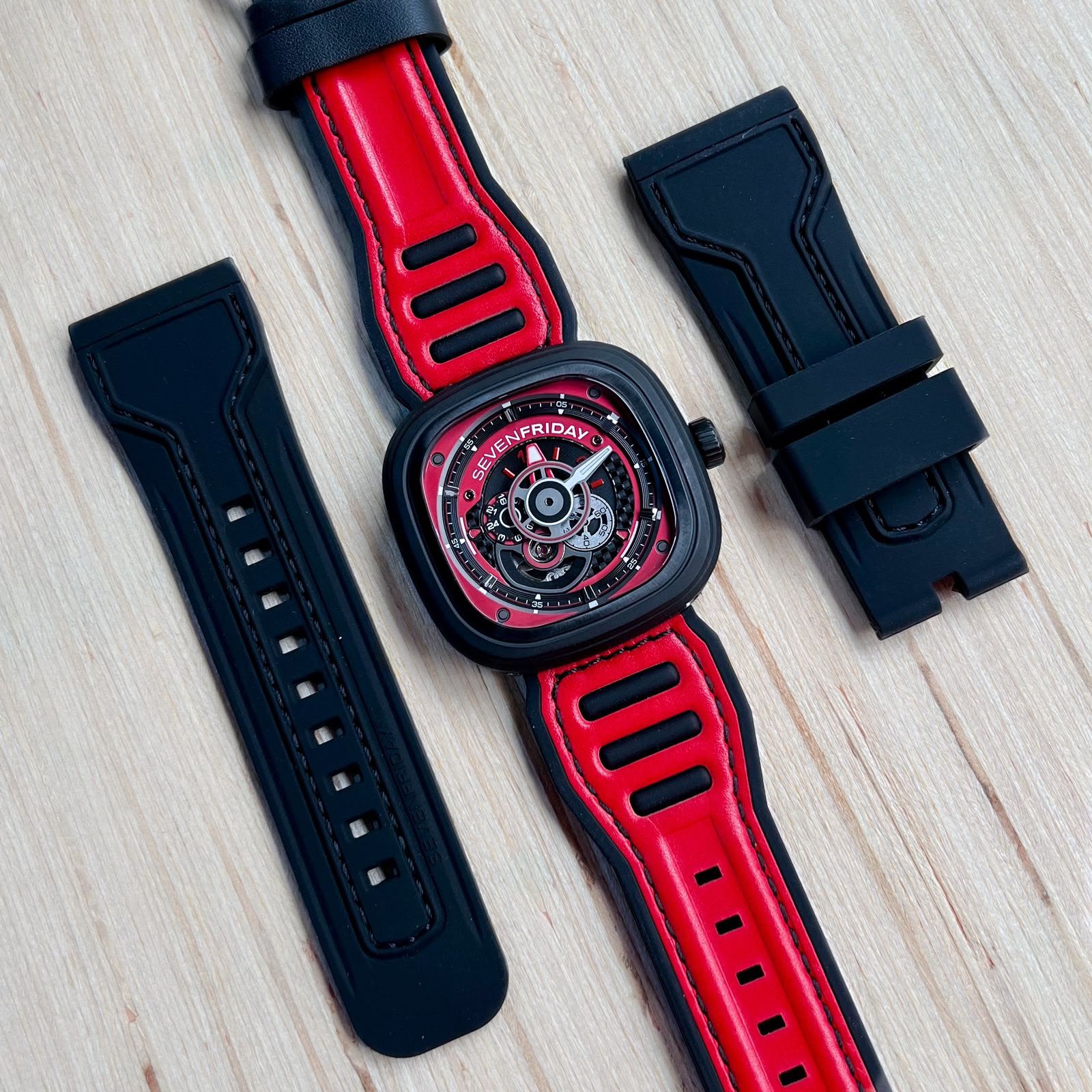 SevenFriday P Series Racing Red Automatic
