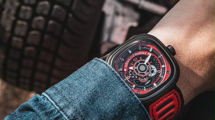 SevenFriday P Series Racing Red Automatic