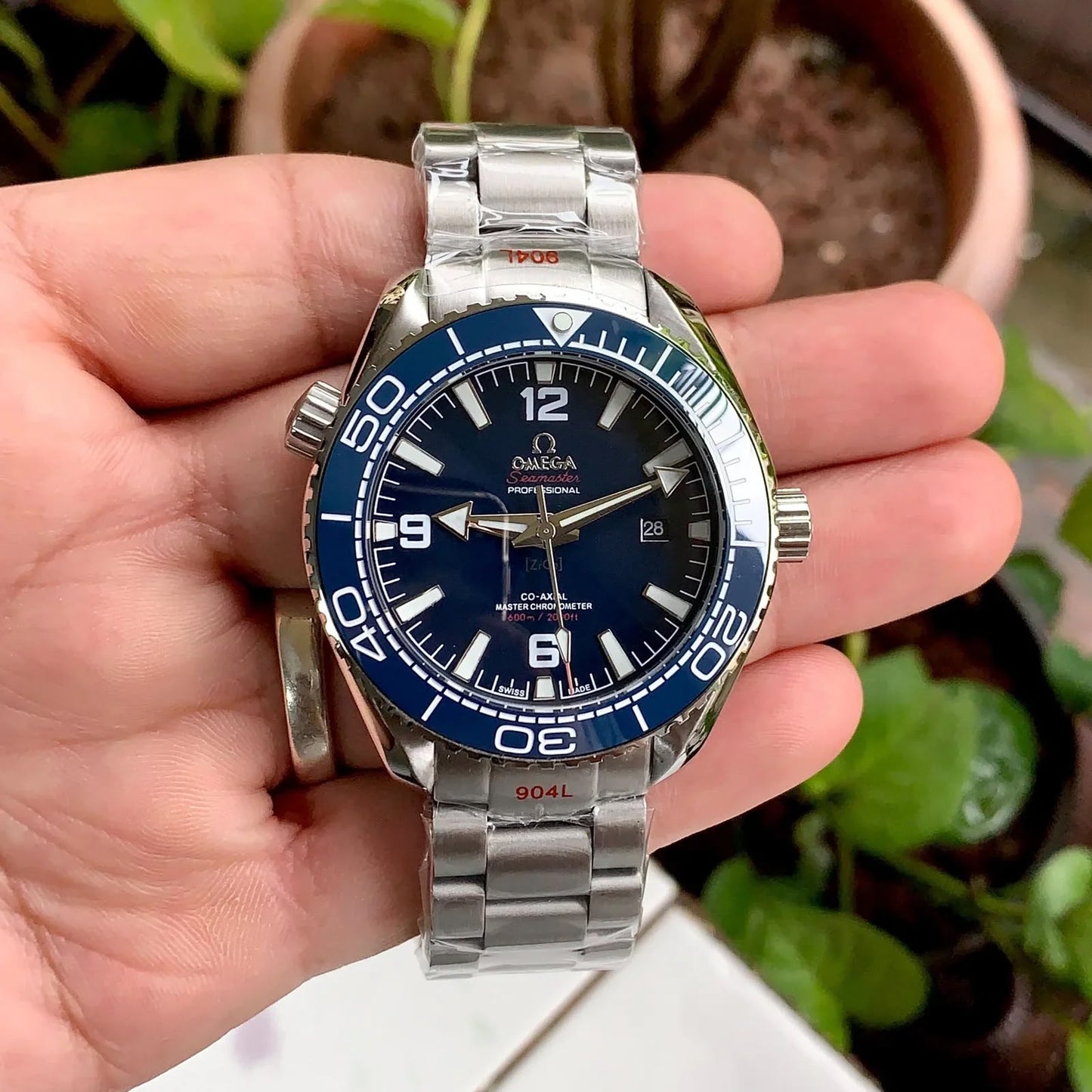Omega Seamaster Planet Ocean Silver Automatic