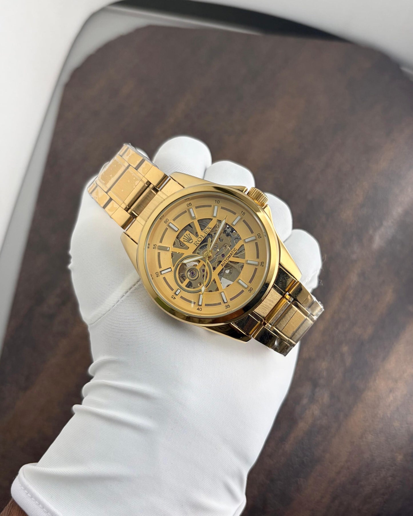 Rolex Gold Automatic Open Heart