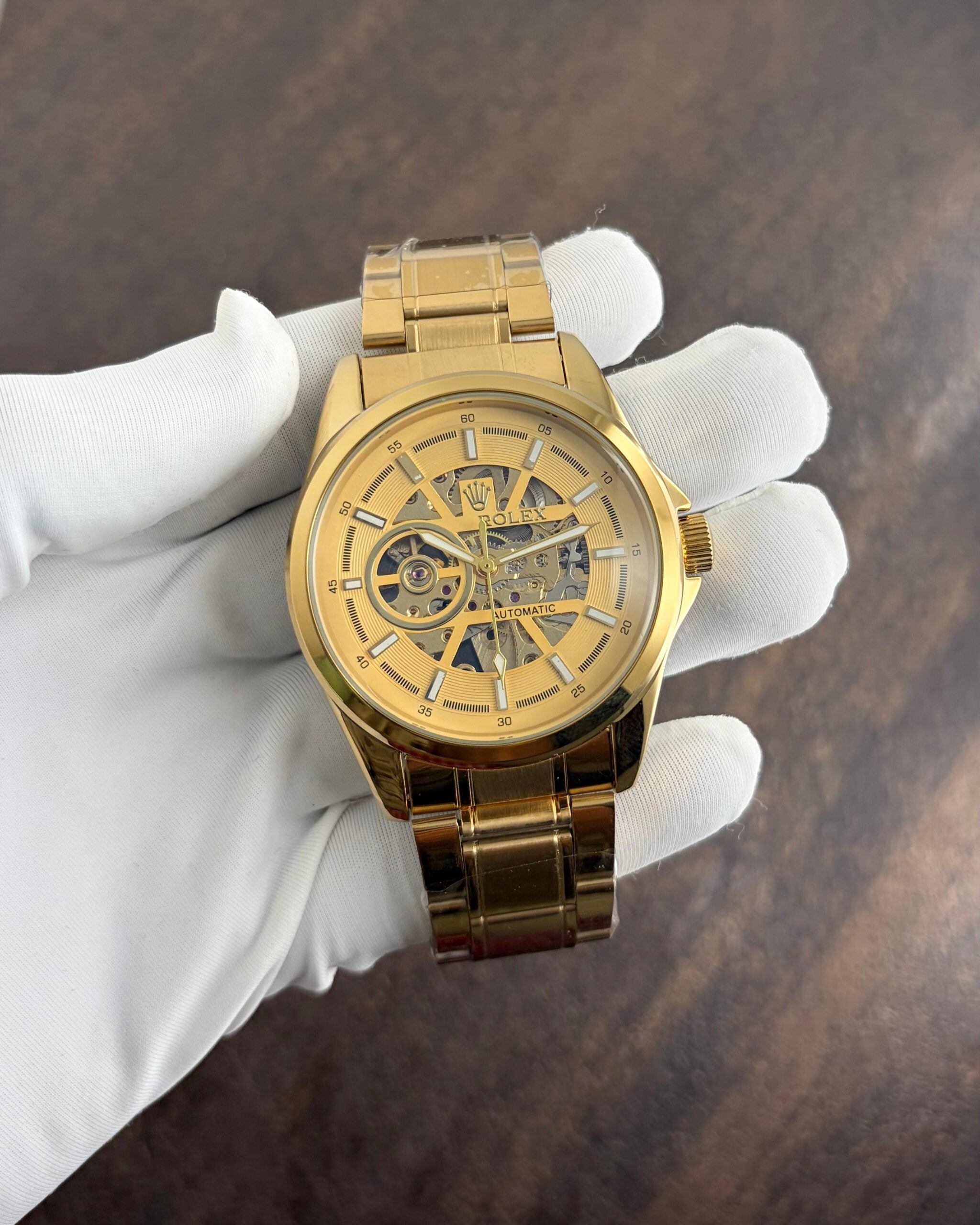 Rolex Gold Automatic Open Heart