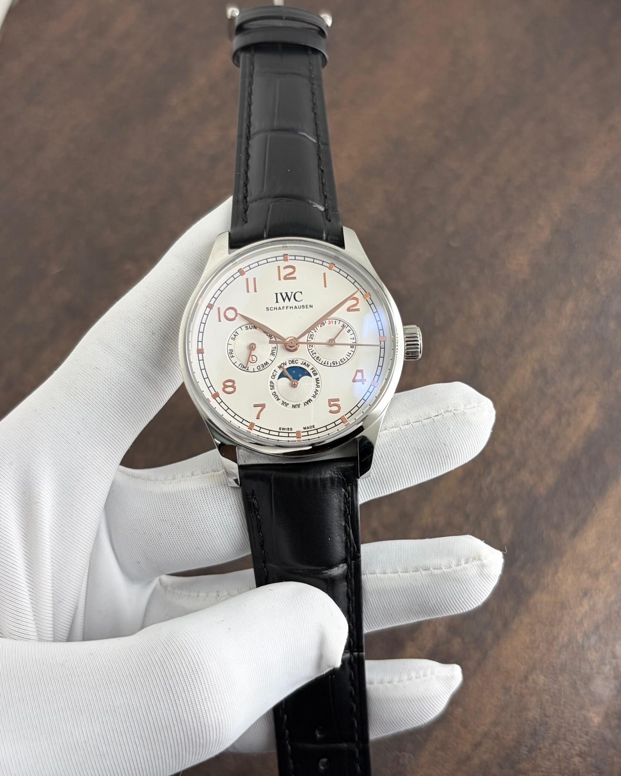 IWC Portugieser Chronograph White Dial