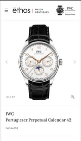IWC Portugieser Chronograph White Dial