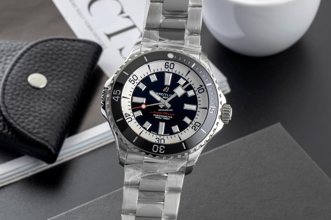 Breitling Superocean Black Dial Automatic