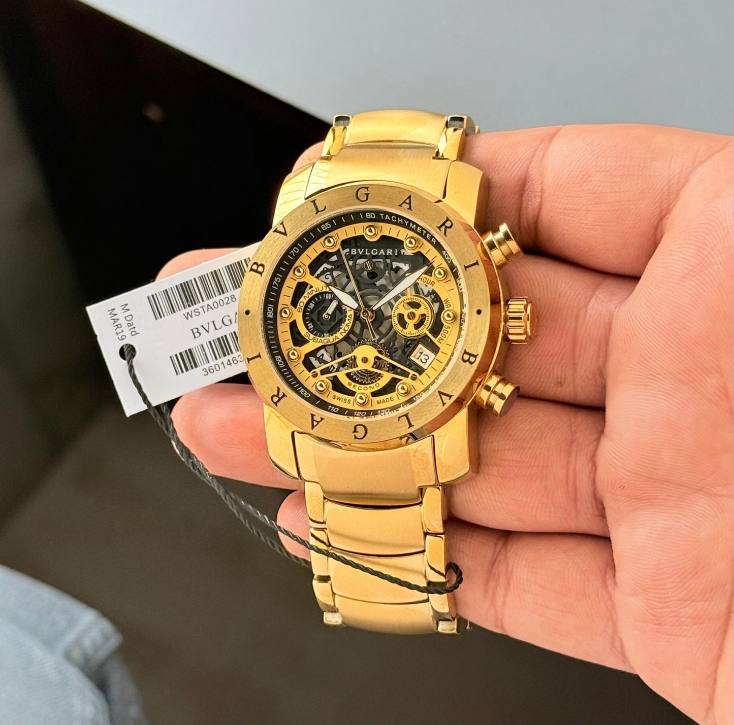 Bvlgari Nuclear Weapon Series Black &amp; Golden Chrono