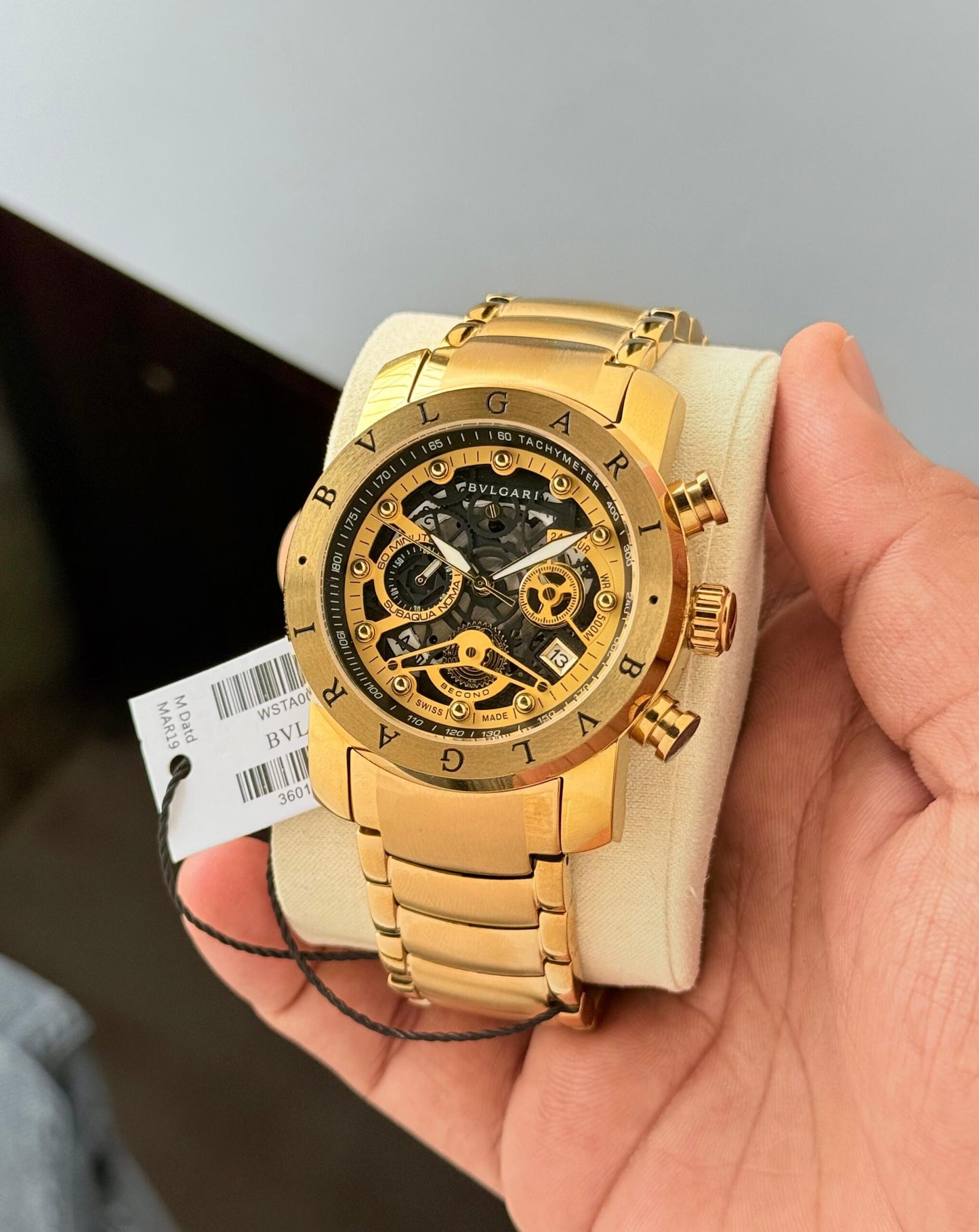 Bvlgari Nuclear Weapon Series Black &amp; Golden Chrono
